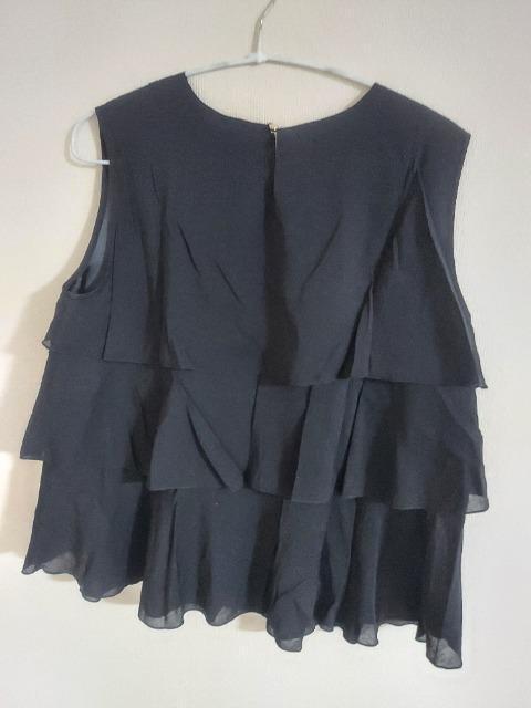 saloonノースリーブブラウスブラック / FREE < 女性ファッション saloonノースリーブブラウスブラック / FREE < 女性ファッションの