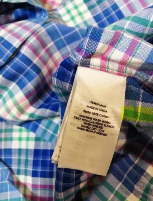 品薄素敵特価未使用に近いラルフローレンシャツチェックブルー系ワイシャツ半袖刺繍ロゴ大活躍好感度アップ清楚カットソー Tシャツ < ブランド  品薄素敵特価未使用に近いラルフローレンシャツチェックブルー系ワイシャツ半袖刺繍ロゴ大活躍好感度アップ清楚カットソー Tシャツ < ブランドの