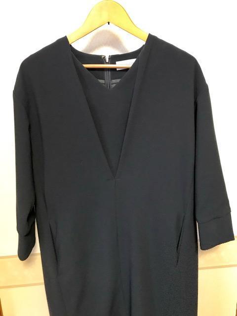 SIMPLICITE ジョイントワークス Vタックワンピース 紺 < 女性ファッション SIMPLICITE ジョイントワークス Vタックワンピース 紺 < 女性ファッションの