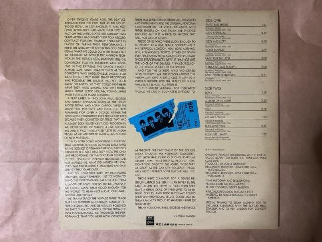 THE BEATLES AT THE HOLLYWOOD BOWL LP ���R�[�h �C�M���X�� �� CD/DVD/�r�f�I�� 