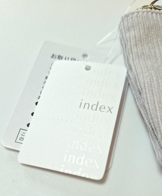 新品タグ付 index インデックス コーデュロイ ポーチ グレー < ブランド 新品タグ付 index インデックス コーデュロイ ポーチ グレー < ブランドの