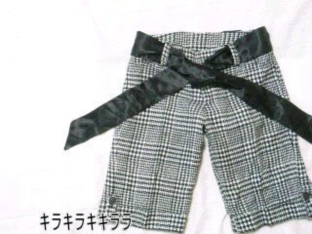 《New》CanCam★サテンリボンベルト付・千鳥格子柄*ハーフパンツ<w61> < 女性ファッション  《New》CanCam★サテンリボンベルト付・千鳥格子柄*ハーフパンツ<w61>  < 女性ファッションの