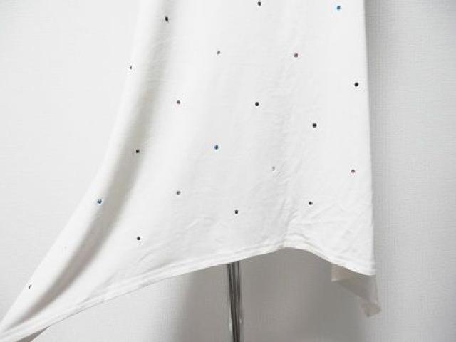 白タンクチュニックマルチカラーストーンワンピ体型カバー < ブランド 白タンクチュニックマルチカラーストーンワンピ体型カバー < ブランドの