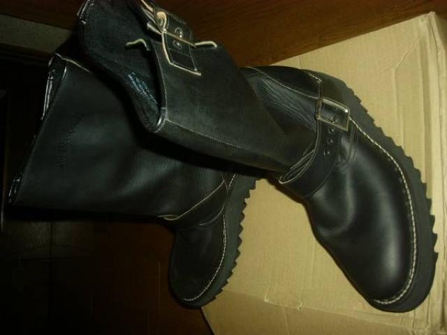 美中古NEIGHBORHOOD×GEORGECOXレザーブーツ黒L9ネイバーフッド < ブランド  美中古NEIGHBORHOOD×GEORGECOXレザーブーツ黒L9ネイバーフッド < ブランドの