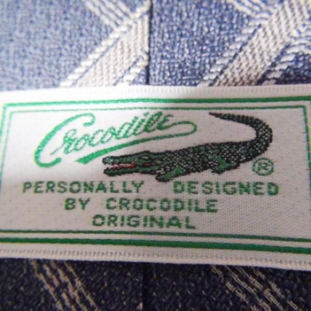 クロコダイルのネクタイ シルク100 日本製!。 < 男性ファッション クロコダイルのネクタイ シルク100 日本製!。 < 男性ファッションの