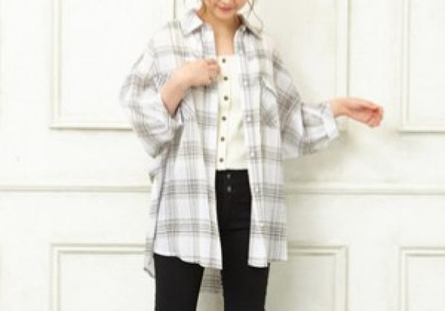 INGNI★エアリー BIG チェック チュニック シャツ < ブランド INGNI★エアリー BIG チェック チュニック シャツ < ブランドの