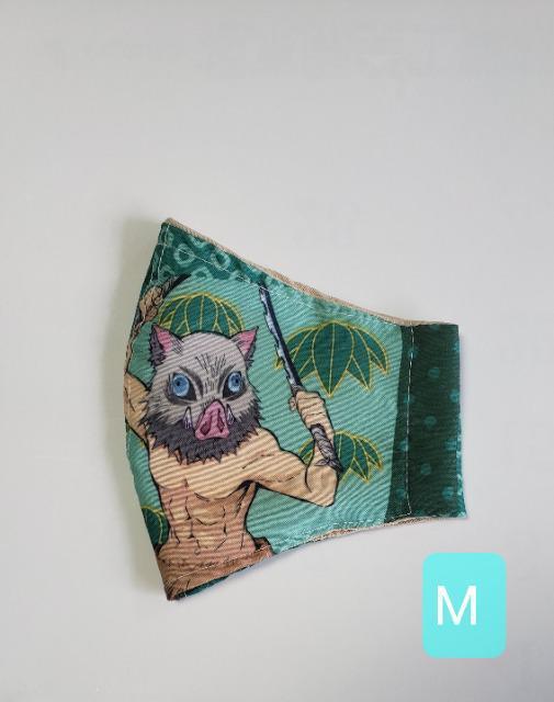 NM25★【ラスト】 お肌に優しいマスク接触冷感立体マスク 鬼滅の刃 伊之助(*^^*) < 女性ファッション  NM25★【ラスト】 お肌に優しいマスク接触冷感立体マスク 鬼滅の刃 伊之助(*^^*)  < 女性ファッションの