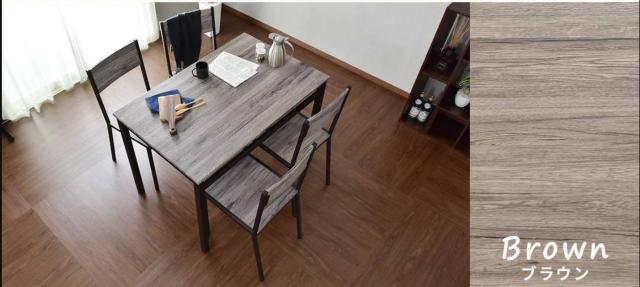 ���_���e�[�u���@5�_�Z�b�g 4�l�|�� 110cm���@�u���E�� �� �C���e���A/���C�t�� 