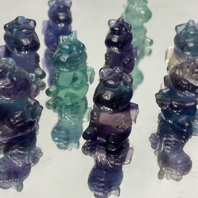 《置物》天然石フローライト ユニコーン < インテリア/ライフ  《置物》天然石フローライト ユニコーン  < インテリア/ライフの