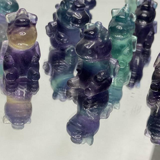 《置物》天然石フローライト ユニコーン < インテリア/ライフ  《置物》天然石フローライト ユニコーン < インテリア/ライフの