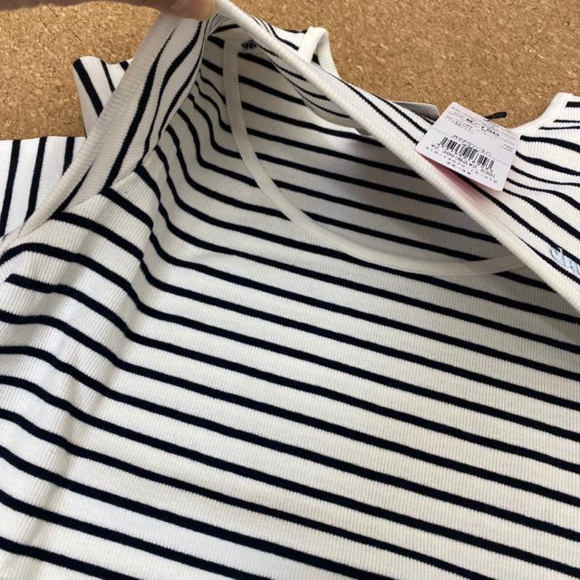 新品タグ付き150半袖Tシャツ ピンクラテ ボーダーF < キッズ/ベビー  新品タグ付き150半袖Tシャツ ピンクラテ ボーダーF < キッズ/ベビーの