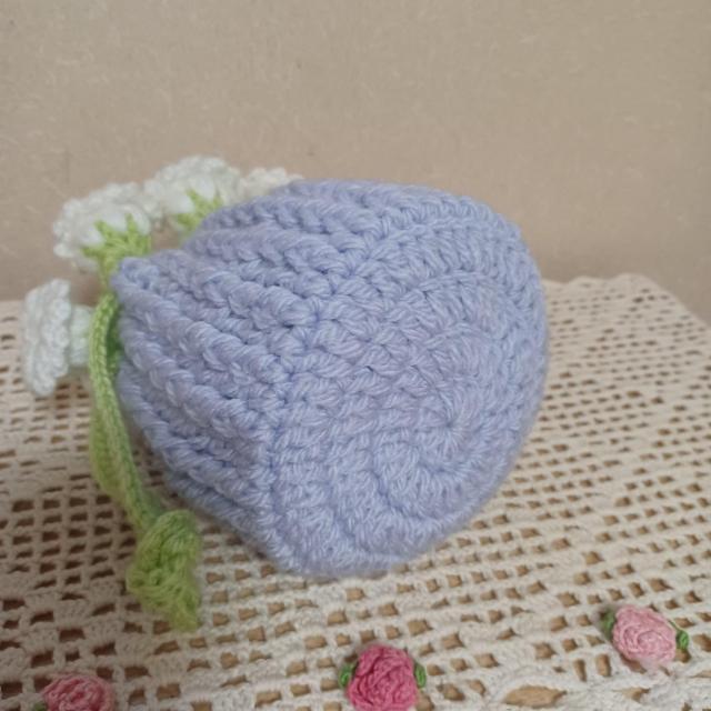 ☆Hand made☆  すずらんの巾着ポーチΒ*ライラック < 女性ファッション  ☆Hand made☆  すずらんの巾着ポーチΒ*ライラック < 女性ファッションの