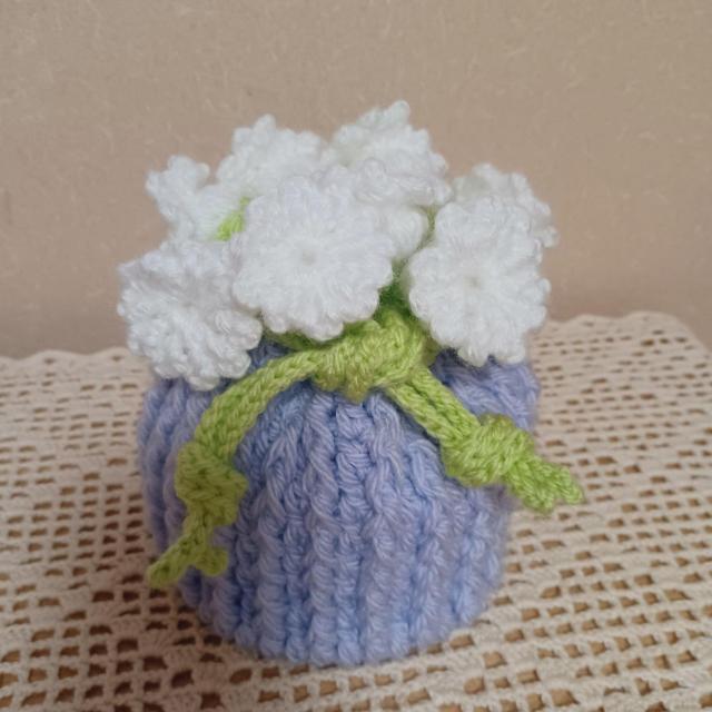 ☆Hand made☆  すずらんの巾着ポーチΒ*ライラック < 女性ファッション  ☆Hand made☆  すずらんの巾着ポーチΒ*ライラック < 女性ファッションの