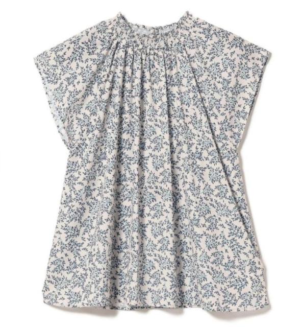 レディース リーフ柄 ギャザーブラウス < 女性ファッション レディース リーフ柄 ギャザーブラウス < 女性ファッションの