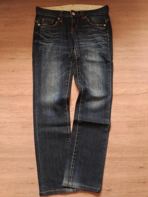 UNIQLO ユニクロ☆スリムフィットストレートジーンズ★色落ち加工☆24★美ライン☆デニム★ < ブランド UNIQLO ユニクロ☆スリムフィットストレートジーンズ★色落ち加工☆24★美ライン☆デニム★ < ブランドの