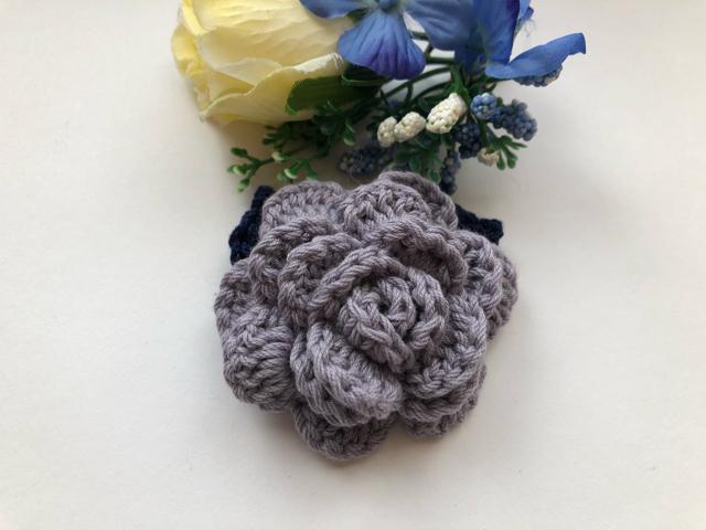 ハンドメイド ブローチ ヘアゴム 薔薇 ラベンダー アナスイ好き < 女性ファッション  ハンドメイド ブローチ ヘアゴム 薔薇 ラベンダー アナスイ好き  < 女性ファッションの