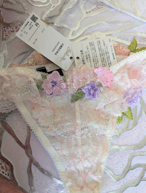 Wacoal/ワコール/salute/サルート/59G/F70&ソングTバックショーツM/IV/アイボリー/フォークロア/完売品 < 女性ファッション  Wacoal/ワコール/salute/サルート/59G/F70&ソングTバックショーツM/IV/アイボリー/フォークロア/完売品 < 女性ファッションの