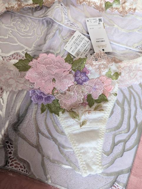 Wacoal/ワコール/salute/サルート/59G/F70&ソングTバックショーツM/IV/アイボリー/フォークロア/完売品 < 女性ファッション  Wacoal/ワコール/salute/サルート/59G/F70&ソングTバックショーツM/IV/アイボリー/フォークロア/完売品 < 女性ファッションの