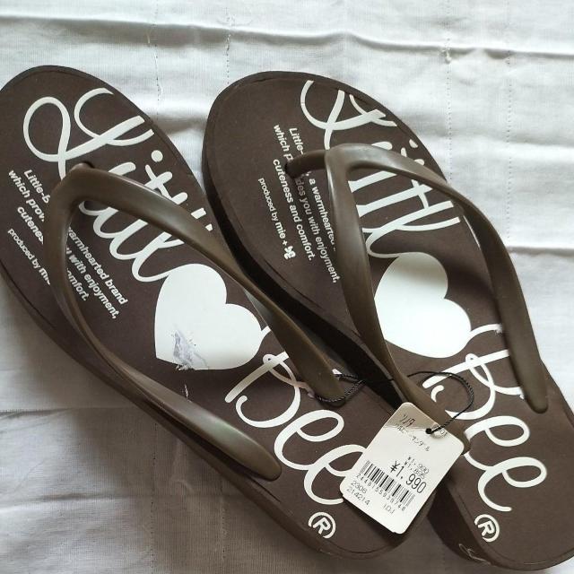 Little ?Bee サンダル ブラウン 新品 レギュラー 難アリ < 女性ファッション Little ?Bee サンダル ブラウン 新品 レギュラー 難アリ < 女性ファッションの