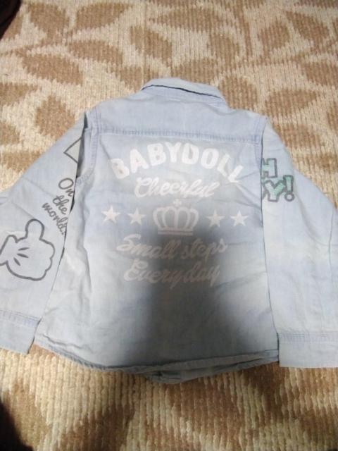 子供服   ベビードール  ミッキー   長袖シャツ  110cm < ブランド  子供服   ベビードール  ミッキー   長袖シャツ  110cm < ブランドの