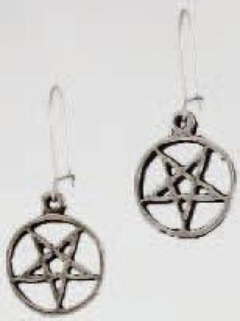 AzureGreen Inverted Pentagram pierce逆五芒星 < 女性アクセサリー/時計  AzureGreen Inverted Pentagram pierce逆五芒星  < 女性アクセサリー/時計の