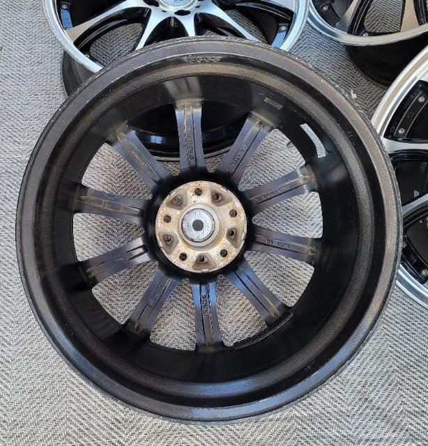 ANHELO CORAZON VEIN 19インチ 8J +35 5H-114.3 ホイールのみ4本セットクラウン,アルファード, < 自動車/バイク ANHELO CORAZON VEIN 19インチ 8J +35 5H-114.3 ホイールのみ4本セットクラウン,アルファード, < 自動車/バイク