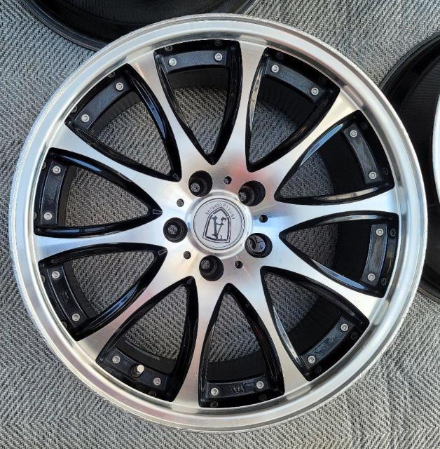 ANHELO CORAZON VEIN 19インチ 8J +35 5H-114.3 ホイールのみ4本セットクラウン,アルファード, < 自動車/バイク ANHELO CORAZON VEIN 19インチ 8J +35 5H-114.3 ホイールのみ4本セットクラウン,アルファード, < 自動車/バイク