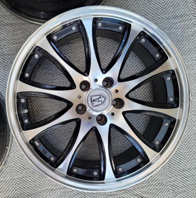 ANHELO CORAZON VEIN 19インチ 8J +35 5H-114.3 ホイールのみ4本セットクラウン,アルファード, < 自動車/バイク ANHELO CORAZON VEIN 19インチ 8J +35 5H-114.3 ホイールのみ4本セットクラウン,アルファード, < 自動車/バイク