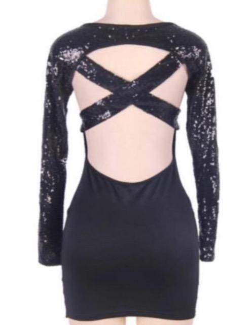 送料180円特価新品未使用ワンピース スパンコール ドレス ブラック背中クロス高級感着痩せ値下げ不可★ゴージャス品薄 < 女性ファッション 送料180円特価新品未使用ワンピース スパンコール ドレス ブラック背中クロス高級感着痩せ値下げ不可★ゴージャス品薄 < 女性ファッションの