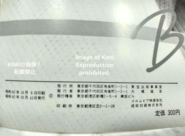 �u���C���h�E�f�[�g Blind Date �f�� �p���t���b�g �{ 1987 �u���[�X �E�B���X Blind Date Movie �� �z�r�[�� 