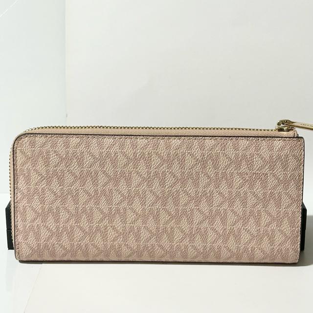 MICHAEL KORS �}�C�P���R�[�X MK�� PVC L���t�@�X�i�[ �����z �E�H���b�g �D���� ���K���� �s���N �x�[�W�� �� �u�����h�� 