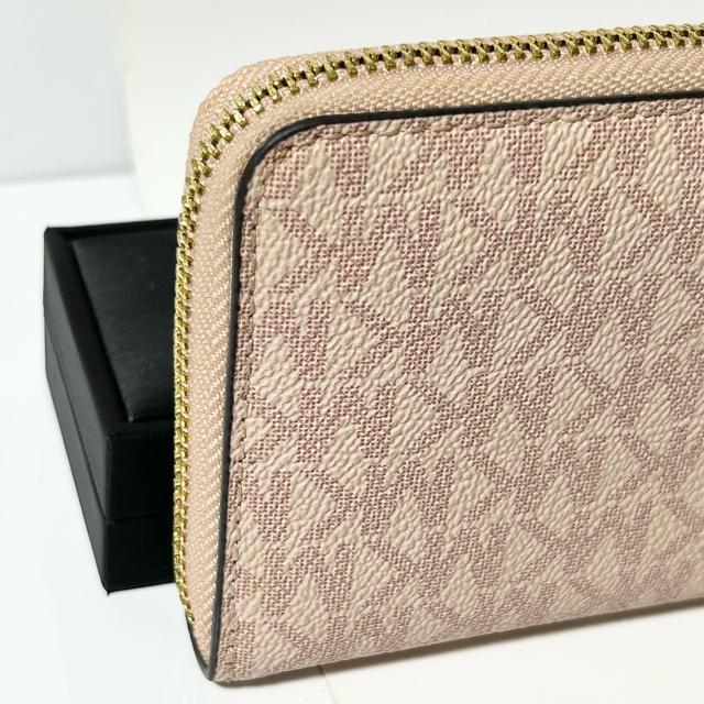 MICHAEL KORS �}�C�P���R�[�X MK�� PVC L���t�@�X�i�[ �����z �E�H���b�g �D���� ���K���� �s���N �x�[�W�� �� �u�����h�� 