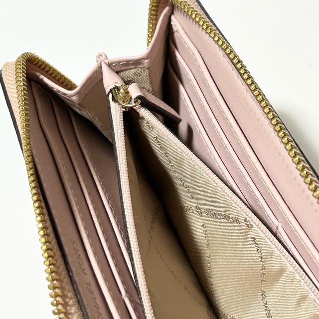 MICHAEL KORS �}�C�P���R�[�X MK�� PVC L���t�@�X�i�[ �����z �E�H���b�g �D���� ���K���� �s���N �x�[�W�� �� �u�����h�� 