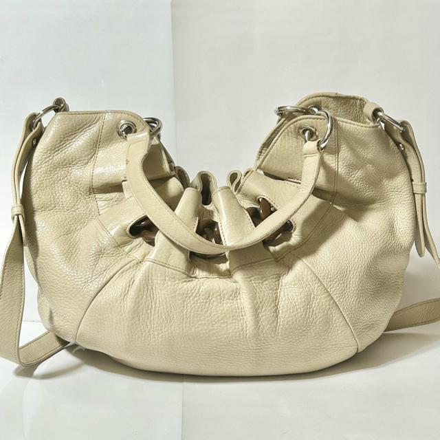 FURLA �t���� 2WAY �o�b�O �y�u���h���U�[ ��� ���|�� ���f�B�[�X �x�[�W�� �� �u�����h�� 