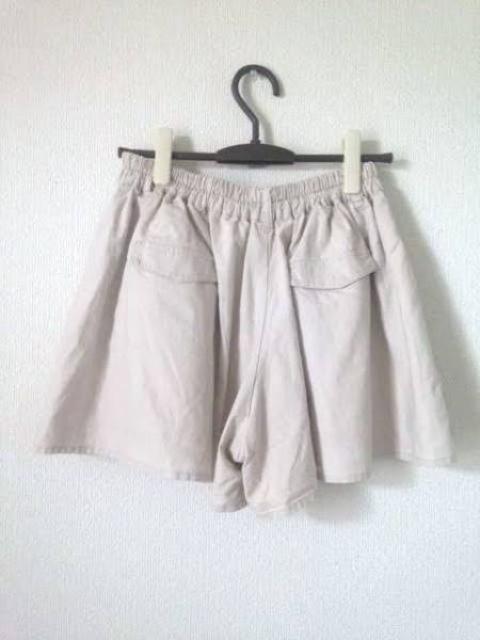 ミンクス◆麻コットン  キュロット ショートパンツ 38 < 女性ファッション  ミンクス◆麻コットン  キュロット ショートパンツ 38 < 女性ファッションの