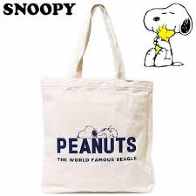 《New》スヌーピー★通勤のサブバッグに…帆布*トートバッグ(キーチェーン付き) < 女性ファッション  《New》スヌーピー★通勤のサブバッグに…帆布*トートバッグ(キーチェーン付き)  < 女性ファッションの