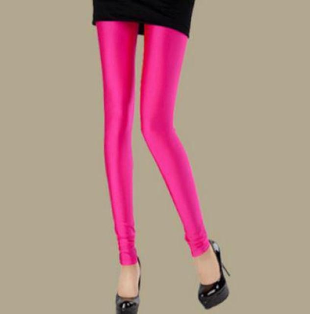 送料無料 無地 レディース カラーレギンス ローズ < 女性ファッション  送料無料 無地 レディース カラーレギンス ローズ < 女性ファッションの