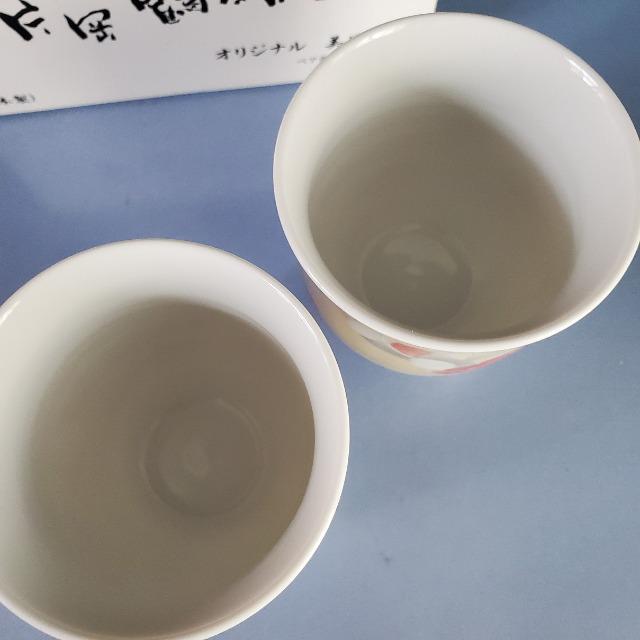 ★片岡鶴太郎さん★オリジナル美濃焼ペア湯のみ「雪椿」★ < インテリア/ライフ  ★片岡鶴太郎さん★オリジナル美濃焼ペア湯のみ「雪椿」★ < インテリア/ライフの