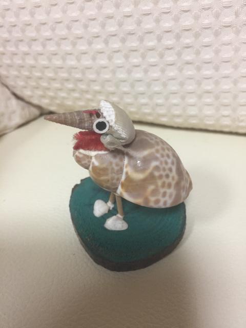 1111.貝細工置物☆ダチョウ < インテリア/ライフ  1111.貝細工置物☆ダチョウ  < インテリア/ライフの