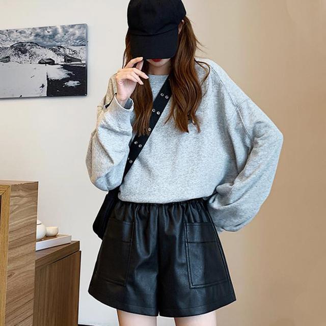 送料無料 新品 レザー ショートパンツ レディース ウエストゴム フェイクレザー < 女性ファッション  送料無料 新品 レザー ショートパンツ レディース ウエストゴム フェイクレザー < 女性ファッションの