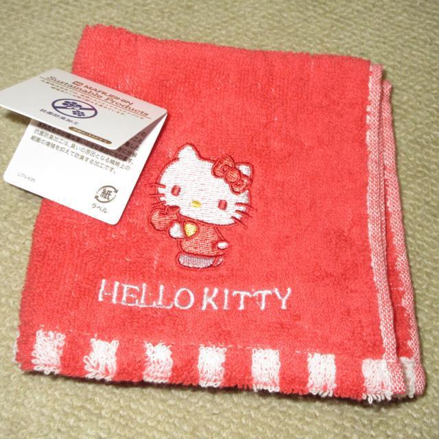 未使用タグ付き☆ハローキティ*タオルミニハンカチ(レッド系) < 女性ファッション  未使用タグ付き☆ハローキティ*タオルミニハンカチ(レッド系)  < 女性ファッションの
