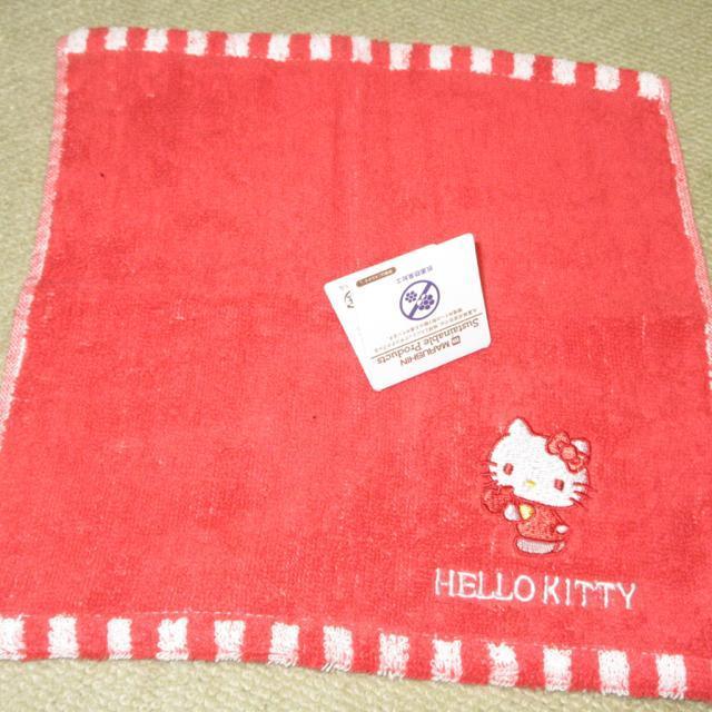 未使用タグ付き☆ハローキティ*タオルミニハンカチ(レッド系) < 女性ファッション  未使用タグ付き☆ハローキティ*タオルミニハンカチ(レッド系) < 女性ファッションの