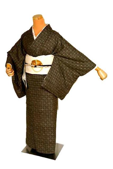 【アンティーク】【希少】【最高峰】美品【本場大島紬】【割り込み絣】泥染め 小紋 身丈150cm 裄丈62.5cm T3455 < 女性ファッション 【アンティーク】【希少】【最高峰】美品【本場大島紬】【割り込み絣】泥染め 小紋 身丈150cm 裄丈62.5cm T3455 < 女性ファッションの