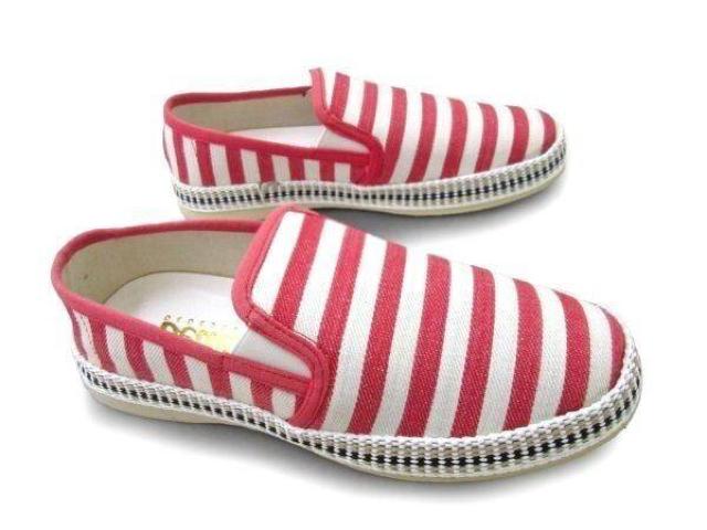 1円~C346新品Dedesジュート巻きスリッポンシューズ27aボーダー柄RED×WHITE♂ < 男性ファッション 1円~C346新品Dedesジュート巻きスリッポンシューズ27aボーダー柄RED×WHITE♂ < 男性ファッションの