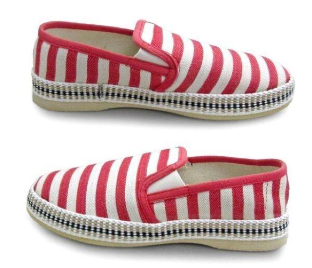 1円~C346新品Dedesジュート巻きスリッポンシューズ27aボーダー柄RED×WHITE♂ < 男性ファッション 1円~C346新品Dedesジュート巻きスリッポンシューズ27aボーダー柄RED×WHITE♂ < 男性ファッションの