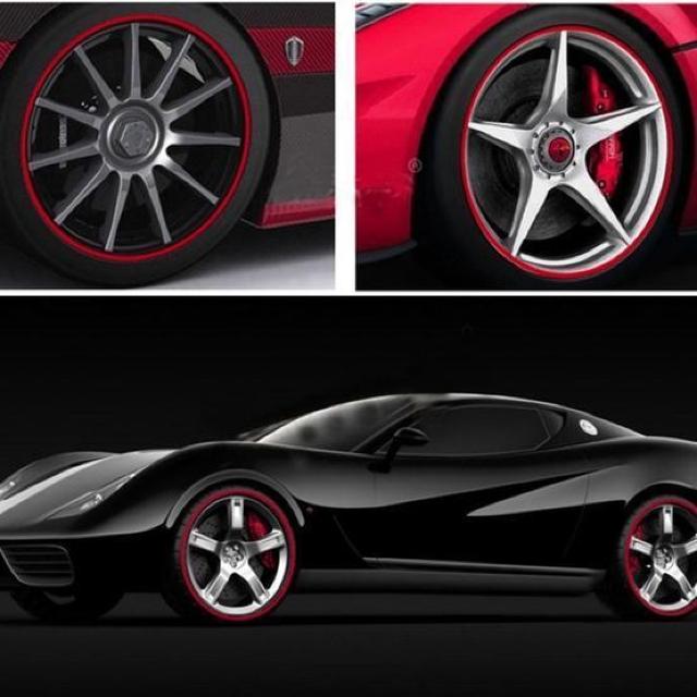 反射 リムステッカー 17インチ/18インチ レッド 1台分 バイク 自動車 自転車 ホイール リムライン 汎用 赤 < 自動車/バイク 反射 リムステッカー 17インチ/18インチ レッド 1台分 バイク 自動車 自転車 ホイール リムライン 汎用 赤 < 自動車/バイク