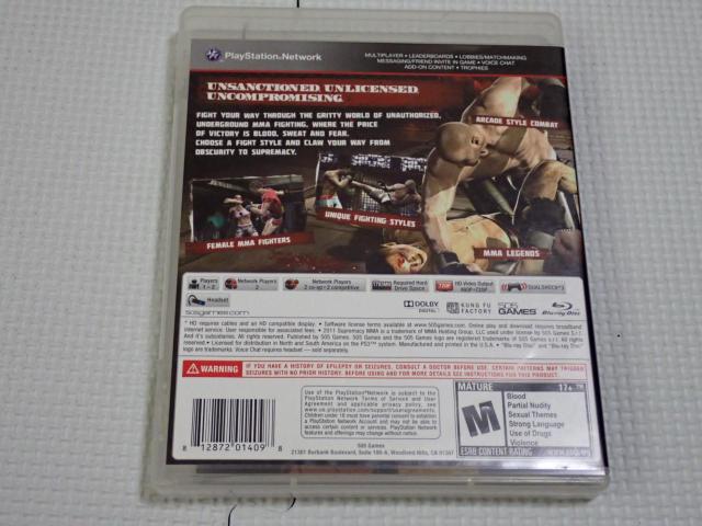 PS3Supremacy MMA CO kĔŁtEtE\tgt  Q[{/\tg 
