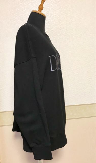 DROLE 刺繍 ビッグトレーナー 黒 < 女性ファッション DROLE 刺繍 ビッグトレーナー 黒 < 女性ファッションの