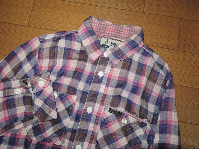 ヒステリックグラマーHYSTERIC GLAMOUR7分丈チェックシャツS < ブランド ヒステリックグラマーHYSTERIC GLAMOUR7分丈チェックシャツS < ブランドの