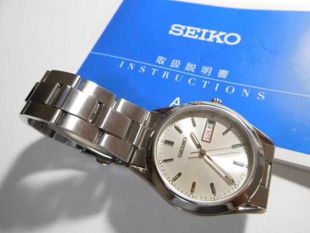 セイコー INSTRUCTIONS電池式クォーツ 製、動作確認済、美品!。 < ブランド セイコー INSTRUCTIONS電池式クォーツ 製、動作確認済、美品!。 < ブランドの